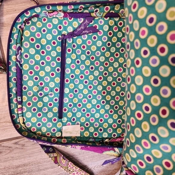 Vera Bradley Paisley Floral Quilted backpack - Picture 4 of 4